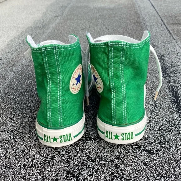 Converse Chuck Taylor Green High Top Sneakers- women’s 6- NWB - Picture 4 of 11
